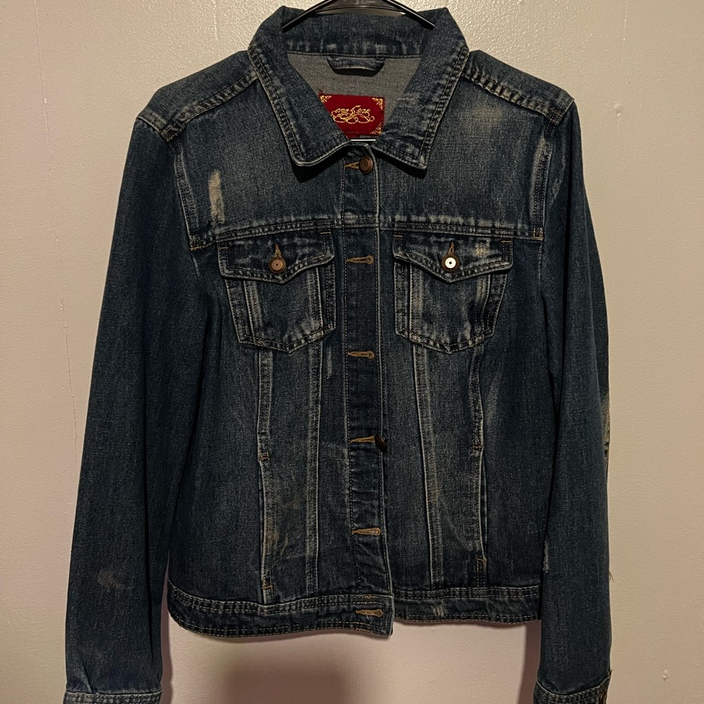 One 5 One distressed denim jacket